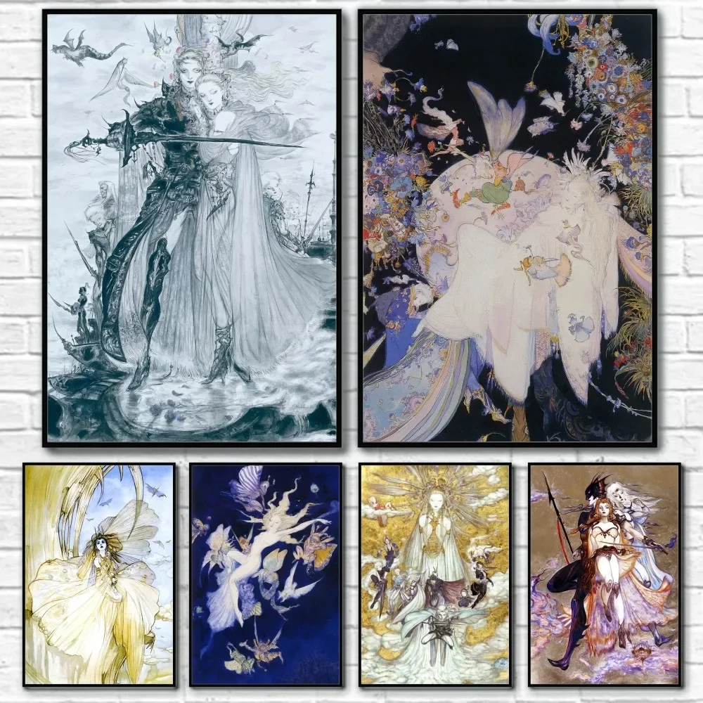アマノ吉高 ファイナルファンタジーゲーム 高級ポスター 防水 - Luxury Lifestyle のレビューと価格